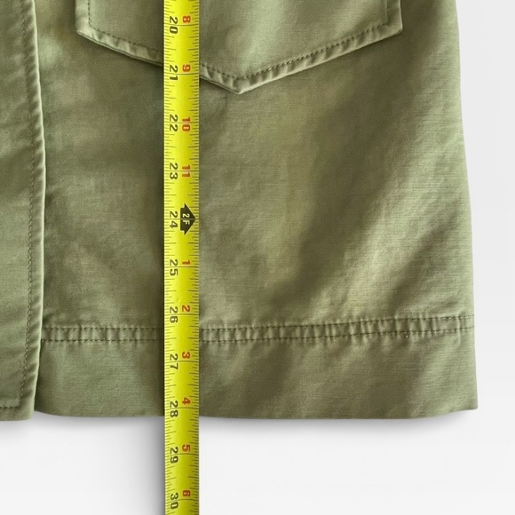 EVERLANE Field Jacket Coat Womens Medium Olive Green Army Military Utility - Picture 6 of 8